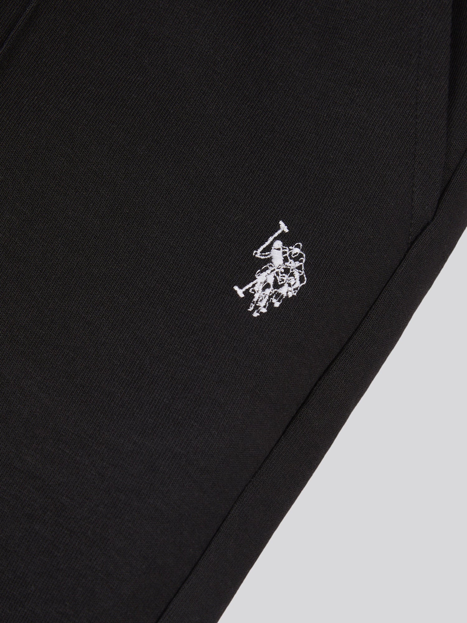 Mens Smart Interlock Jogger in Black Bright White DHM