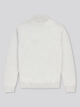 Mens Twisted Yarn Knit Roll Neck in High Rise