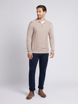 Mens Signature Smart Texture Polo Shirt in Atmosphere
