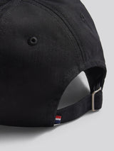 Mens Herringbone Cap in Black