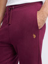 Mens Double Horsemen Loopback Jogger Grape Wine