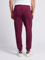 Mens Double Horsemen Loopback Jogger Grape Wine