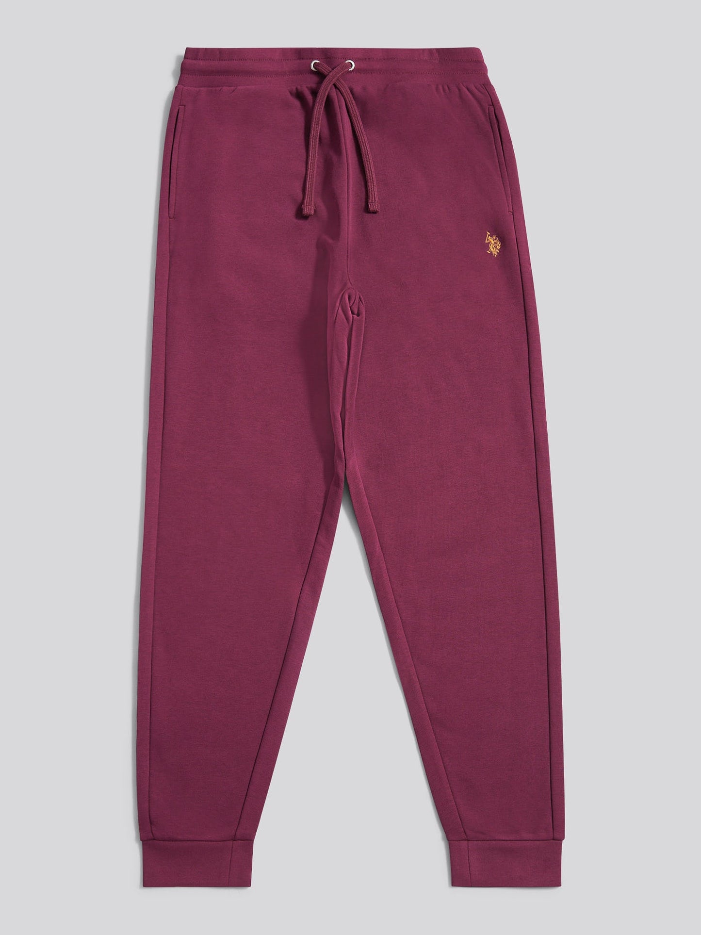 Mens Double Horsemen Loopback Jogger Grape Wine