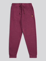 Mens Double Horsemen Loopback Jogger Grape Wine