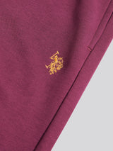 Mens Double Horsemen Loopback Jogger Grape Wine