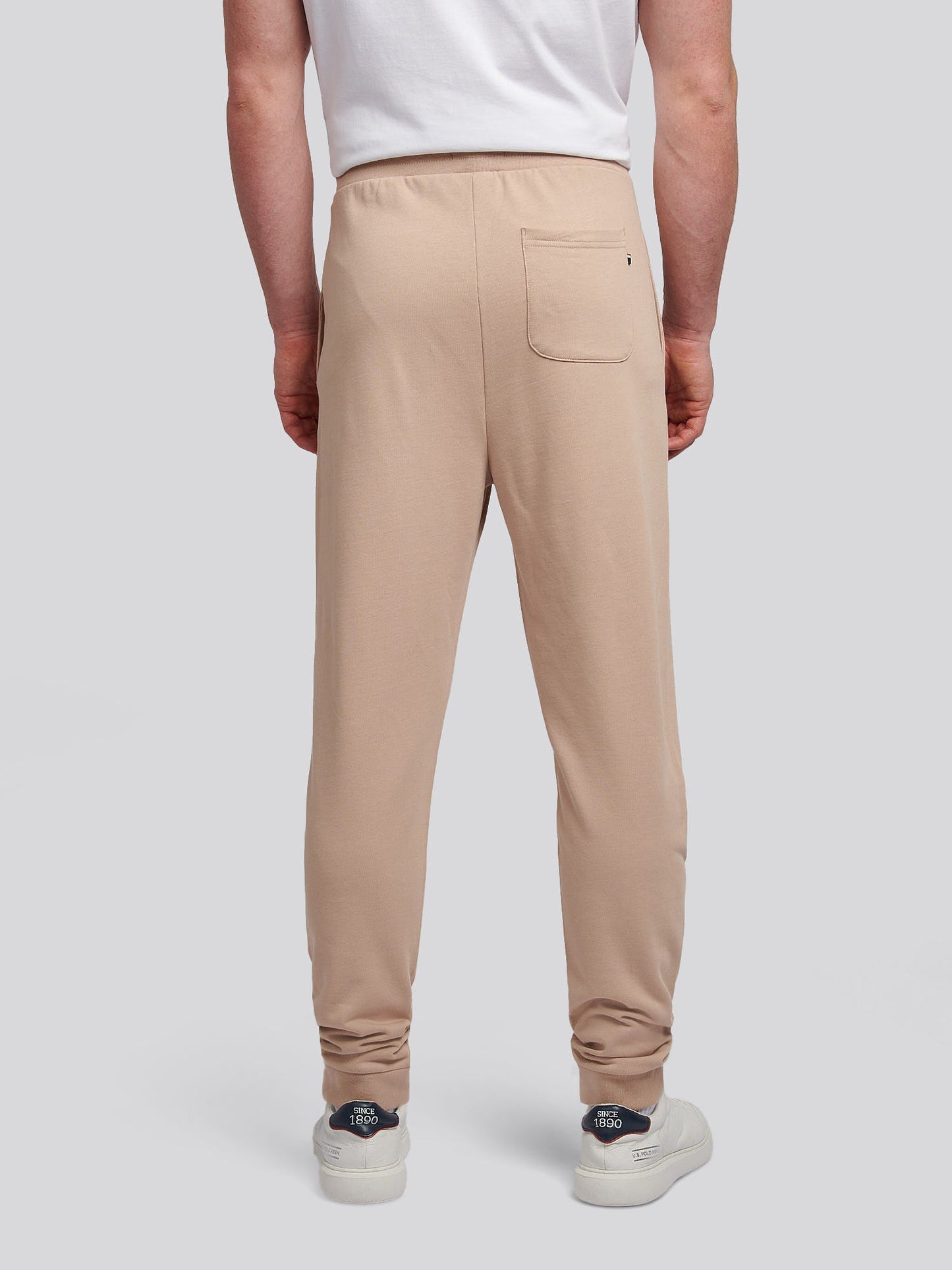 Mens Double Horsemen Loopback Jogger Doeskin