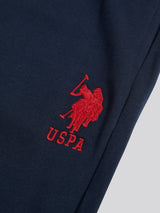 Mens Player 3 Loopback Jogger in Dark Sapphire Navy / Haute Red DHM