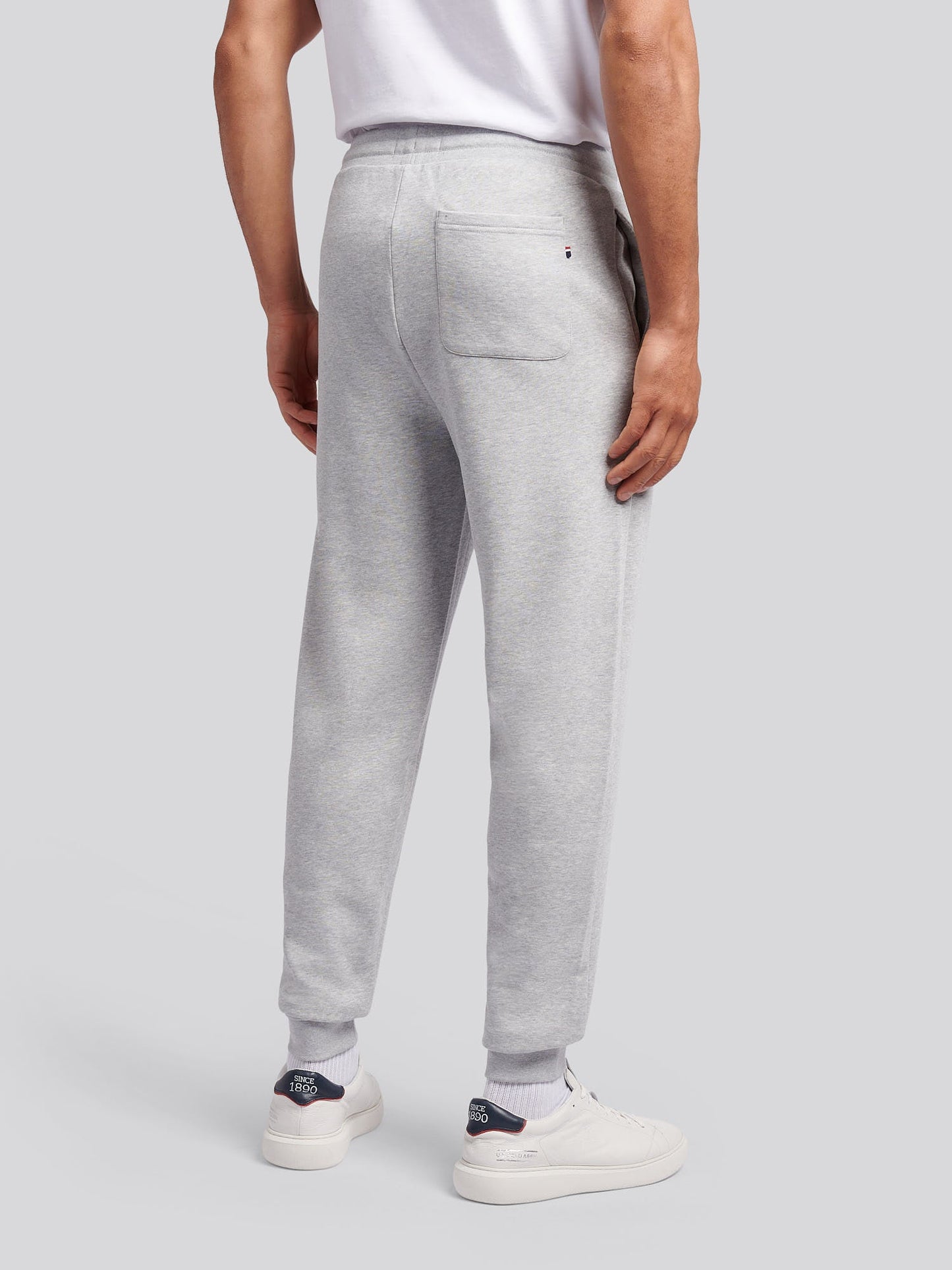 Mens Player 3 Loopback Jogger in Mid Grey Marl