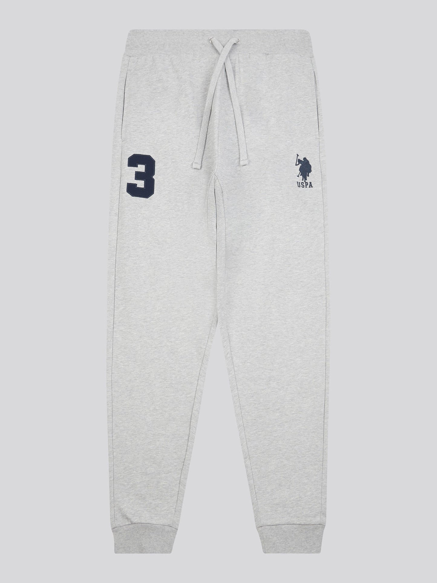 Mens Player 3 Loopback Jogger in Mid Grey Marl