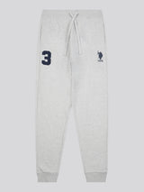 Mens Player 3 Loopback Jogger in Mid Grey Marl