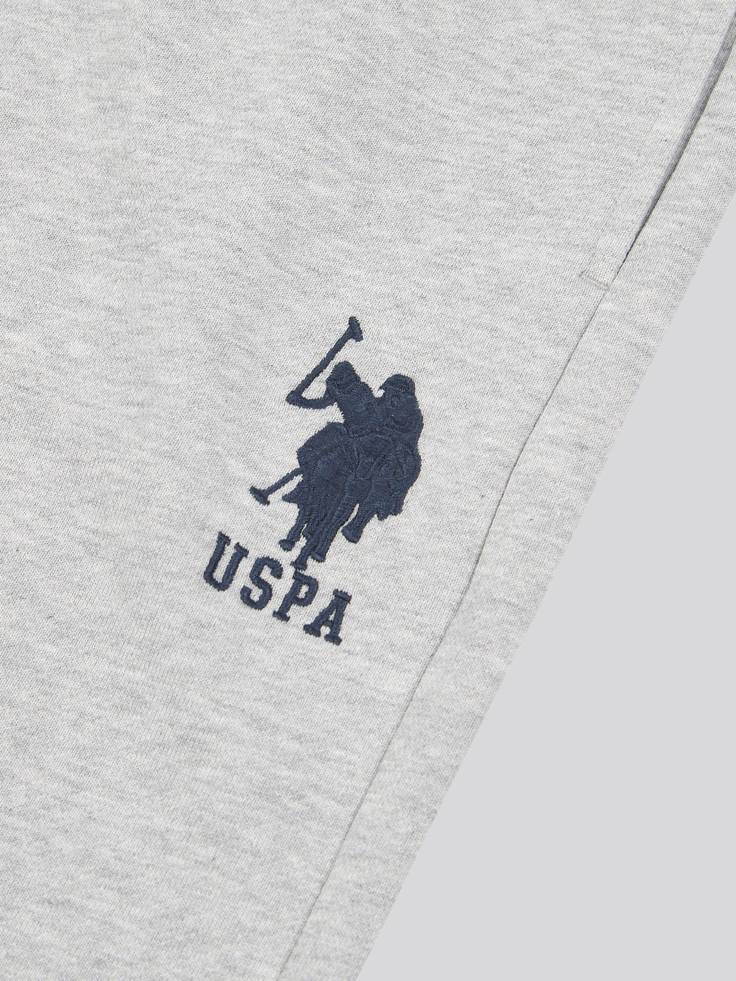 Mens Player 3 Loopback Jogger in Mid Grey Marl