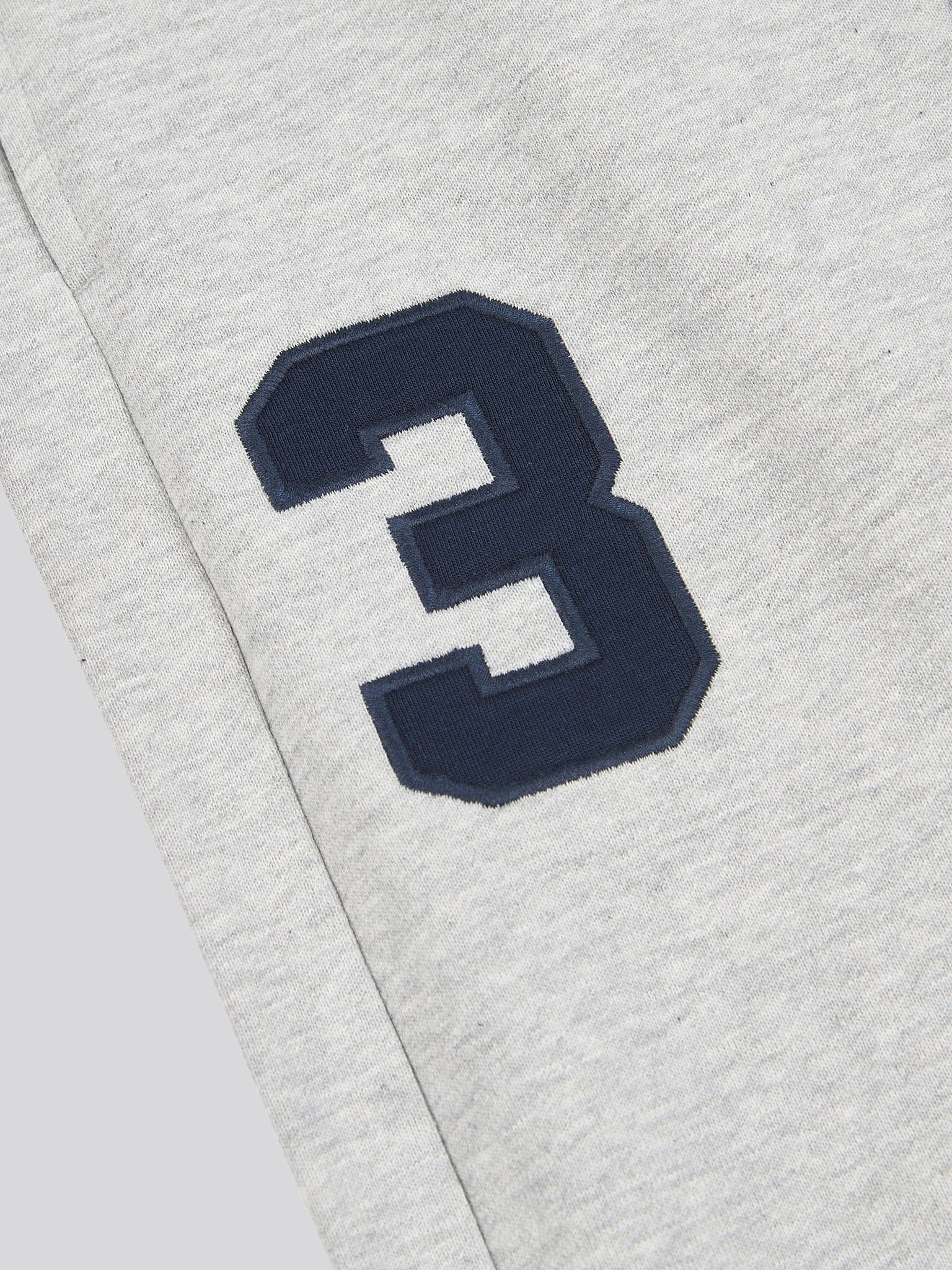 Mens Player 3 Loopback Jogger in Mid Grey Marl