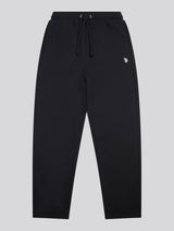 Mens Double Horsemen Straight Leg Jogger in Black
