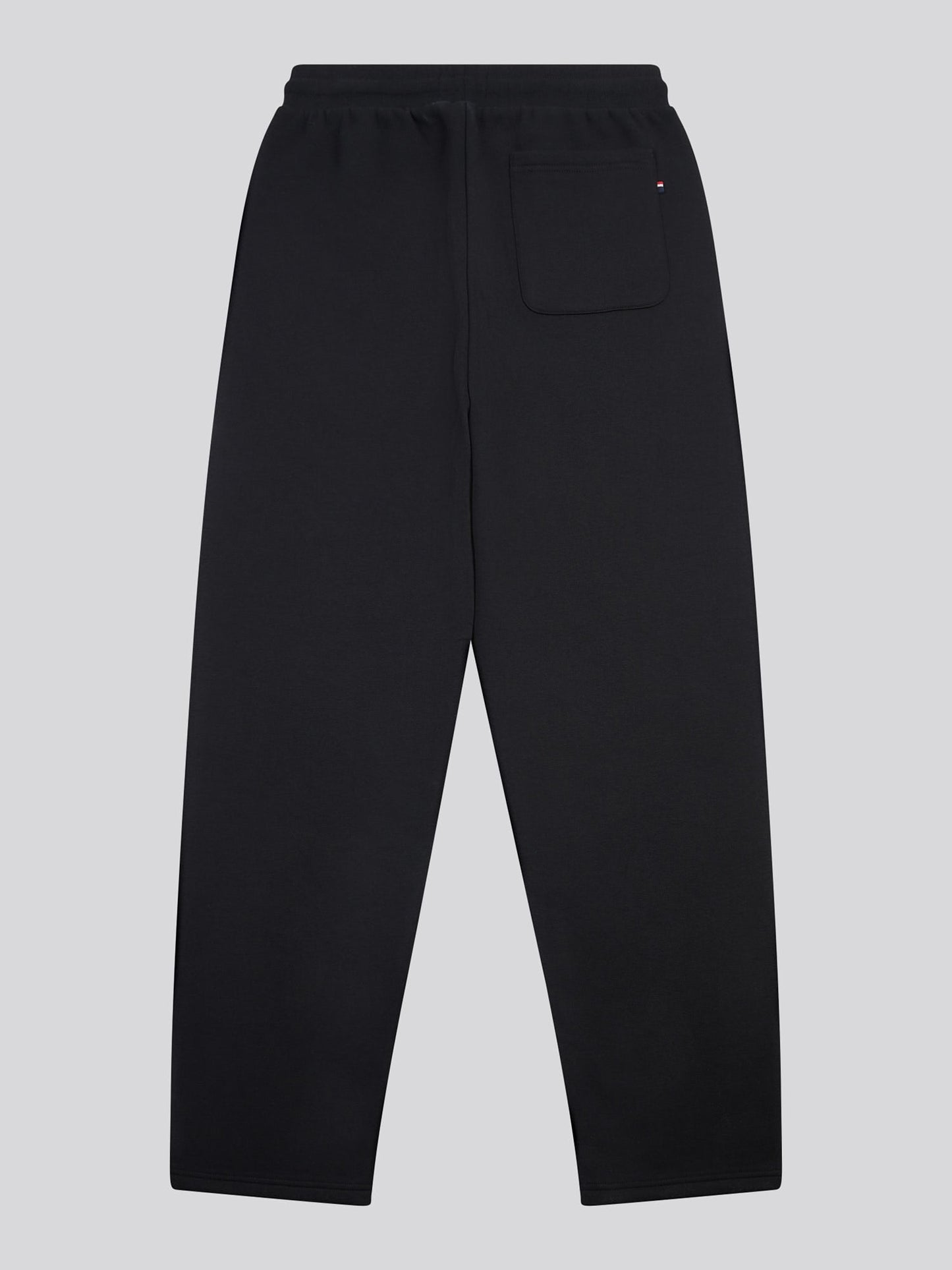Mens Double Horsemen Straight Leg Jogger in Black