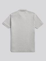 Mens Waffle Texture Polo Shirt in High Rise