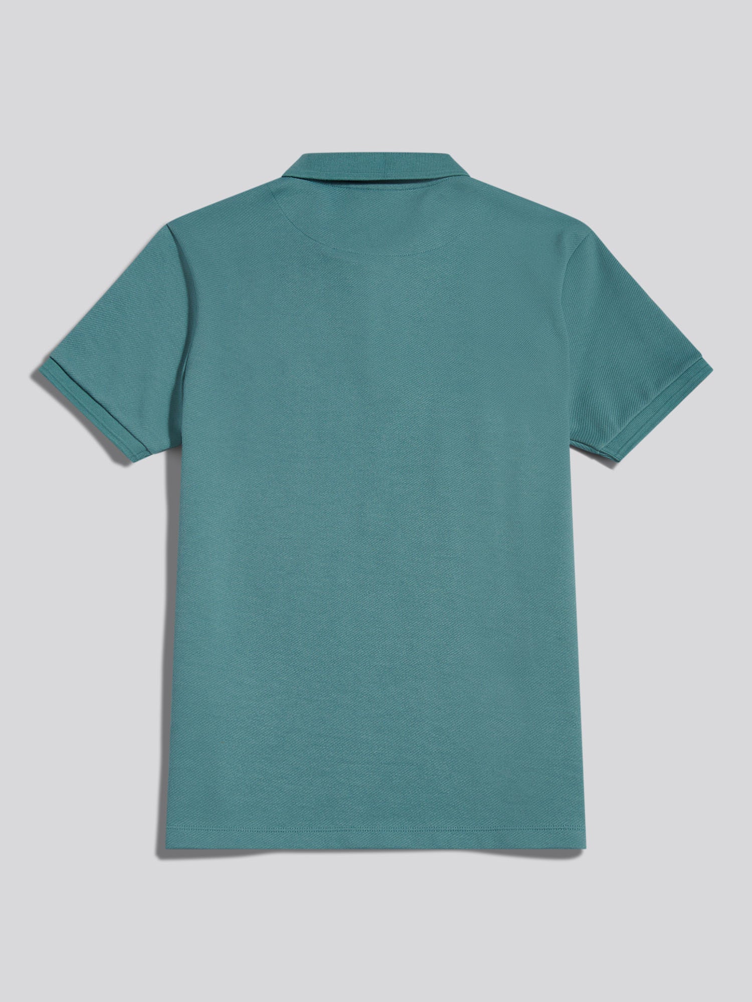 Mens Twill Texture Polo Shirt Arctic