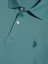 Mens Twill Texture Polo Shirt Arctic