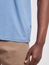 Mens Double Horsemen Pocket T-Shirt in Blue Horizon