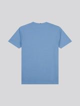 Mens Double Horsemen Pocket T-Shirt in Blue Horizon