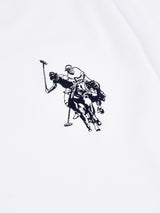 Mens Large Player T-Shirt in White / Dark Sapphire Navy DHM