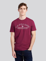 Mens Heritage Graphic T-Shirt in Grape Wine
