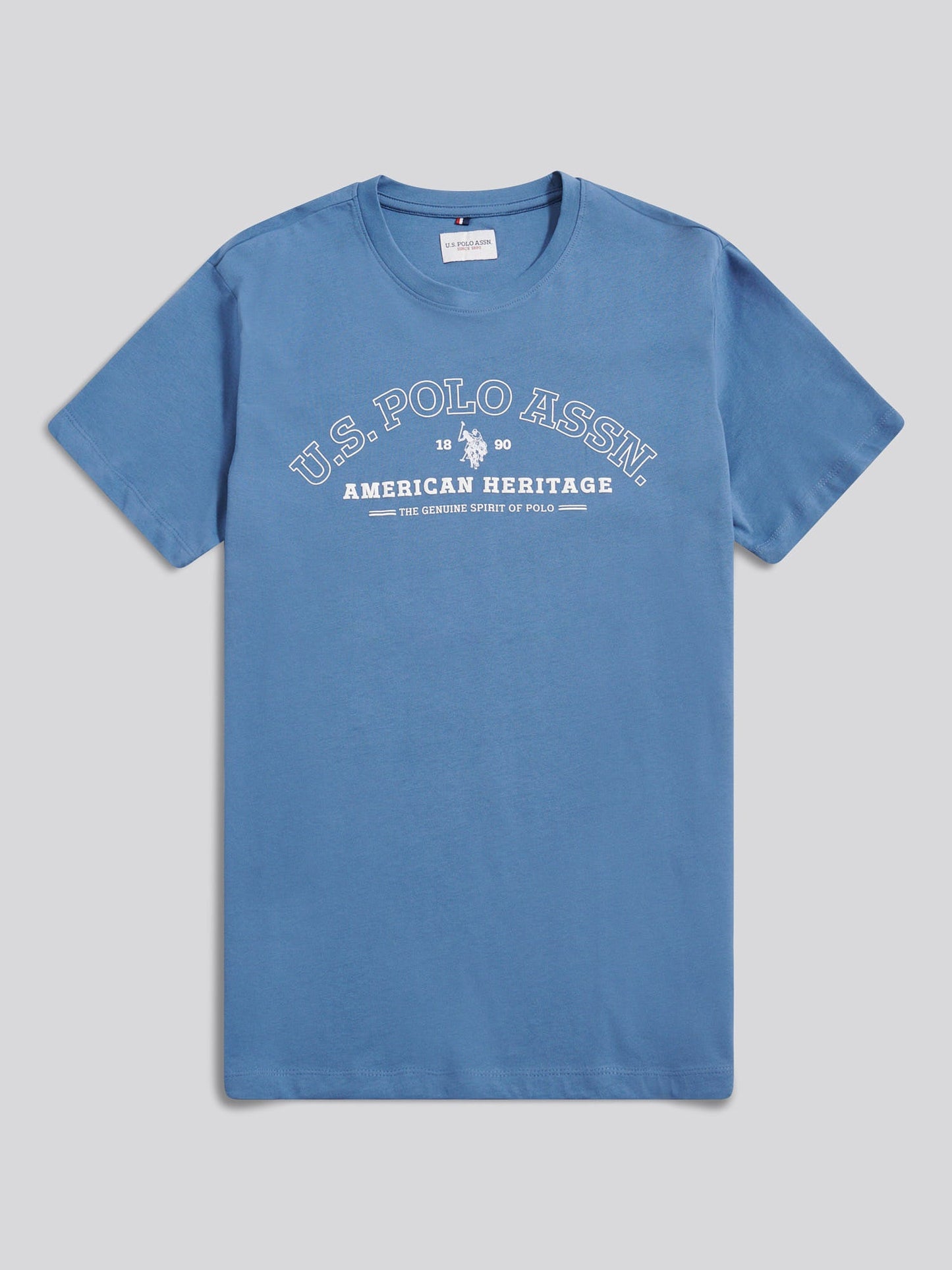Mens Heritage Graphic T-Shirt in Blue Horizon