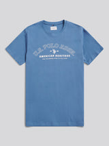 Mens Heritage Graphic T-Shirt in Blue Horizon