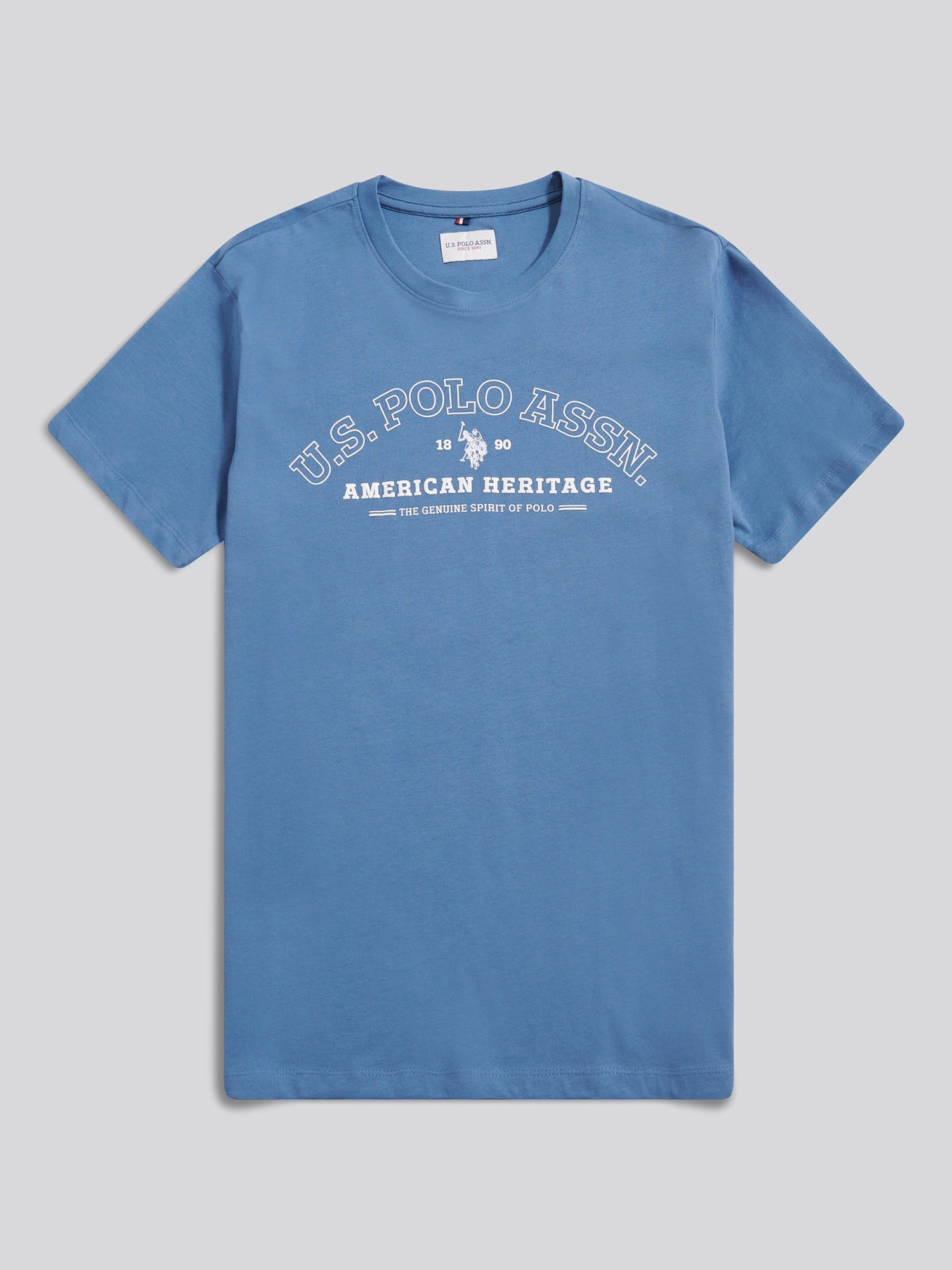 Mens Heritage Graphic T-Shirt in Blue Horizon