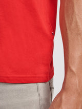 Mens USPA Back Graphic T-Shirt in Haute Red