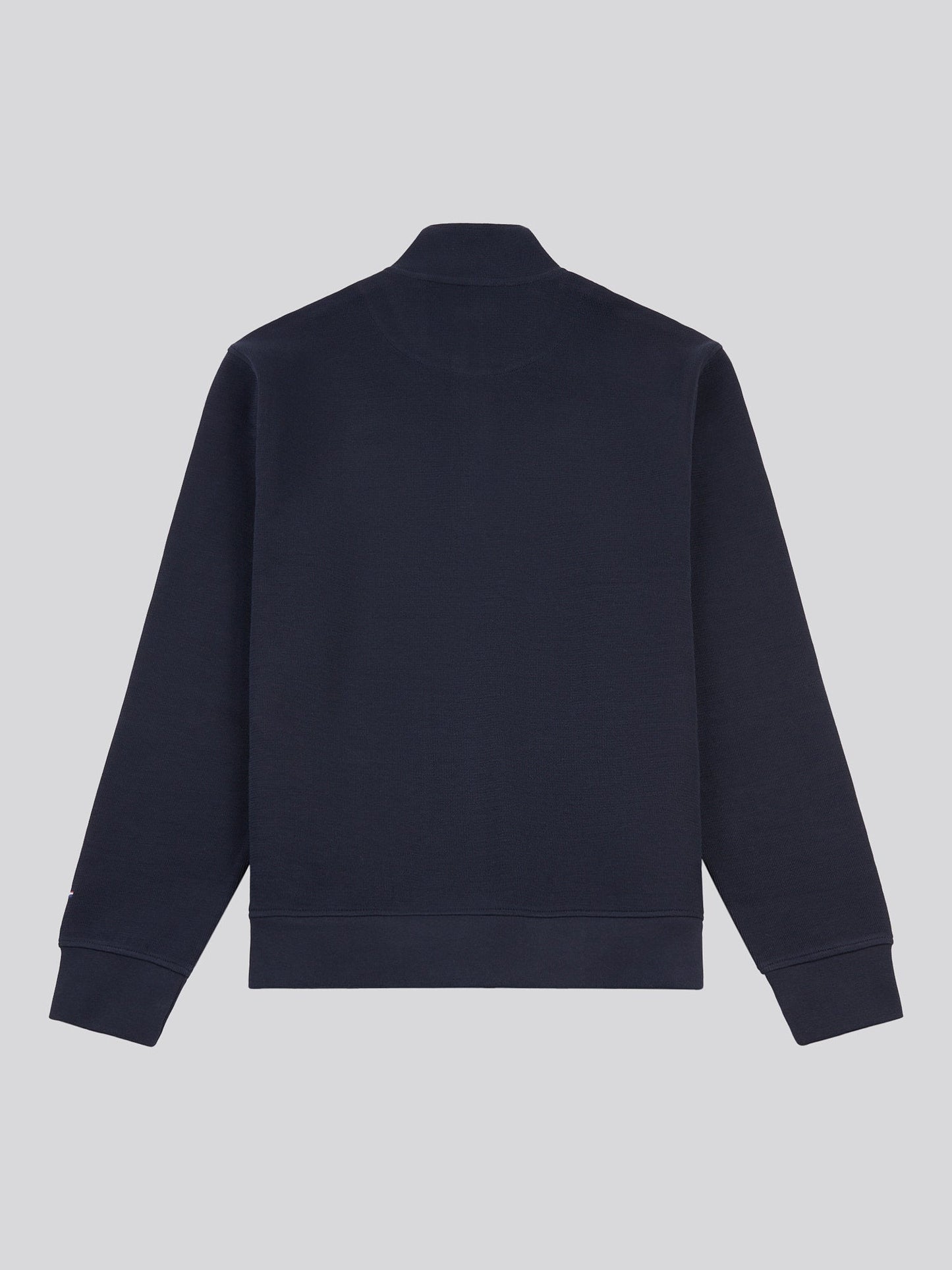 Mens French Rib 1/4 Funnel in Dark Sapphire Navy / Moonlight Blue DHM