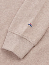 Mens French Rib 1/4 Funnel in Atmosphere Marl