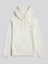 Mens Double Horsemen Loopback Hoodie Whisper White