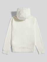 Mens Double Horsemen Loopback Hoodie Whisper White
