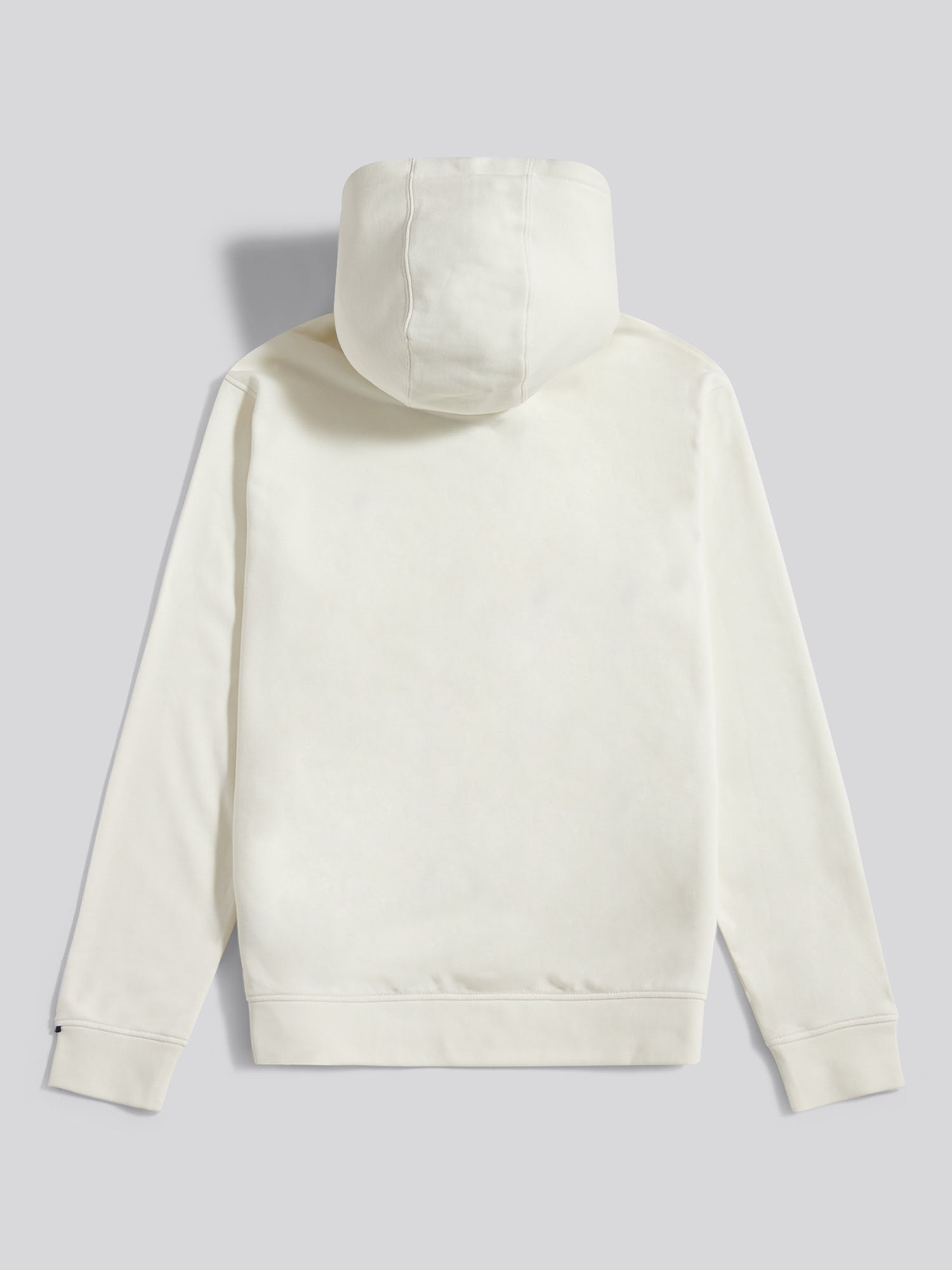 Mens Double Horsemen Loopback Hoodie Whisper White
