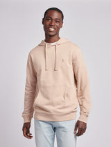 Mens Double Horsemen Loopback Hoodie Doeskin