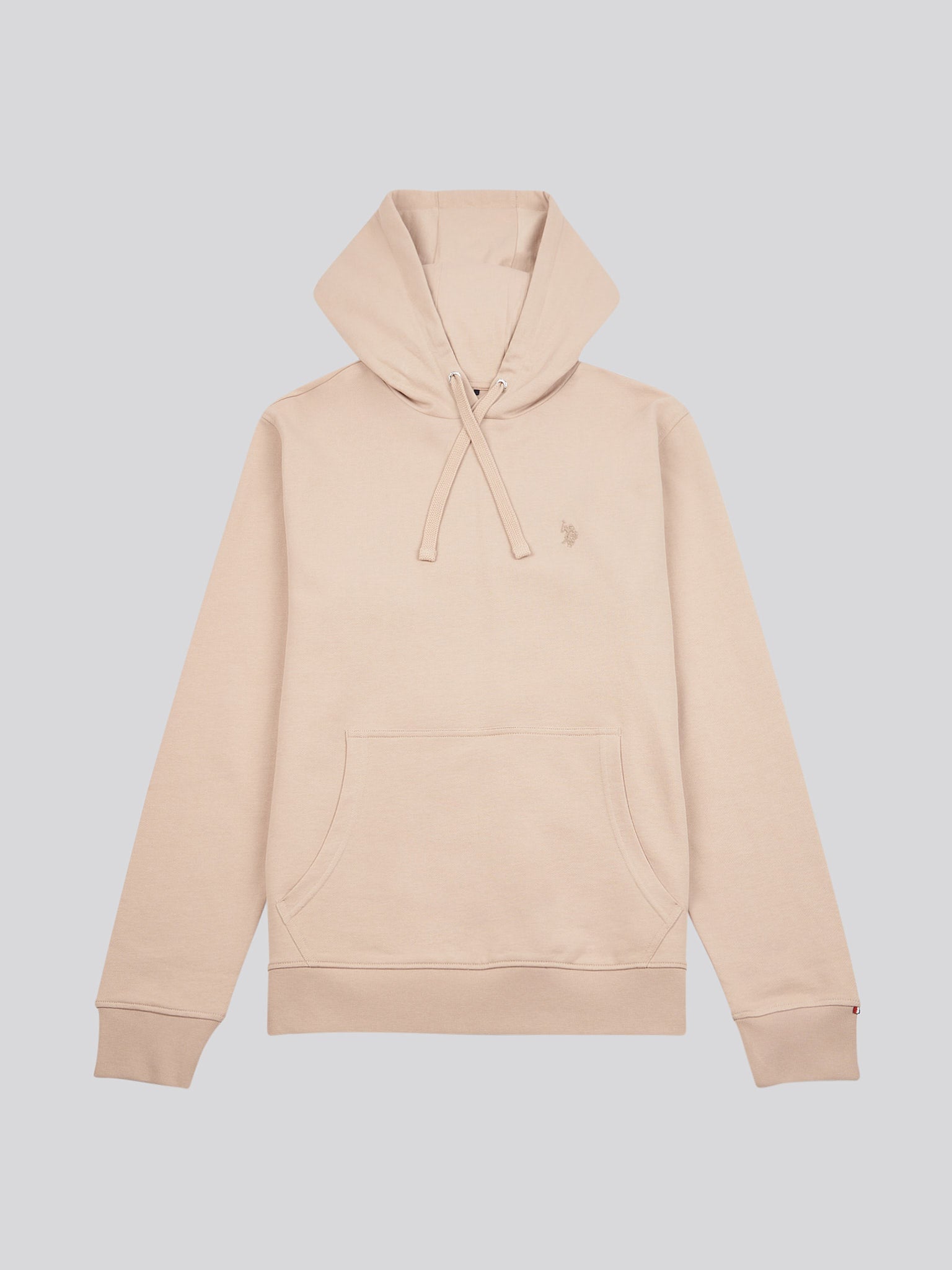 Mens Double Horsemen Loopback Hoodie Doeskin