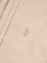 Mens Double Horsemen Loopback Zip Hoodie Doeskin