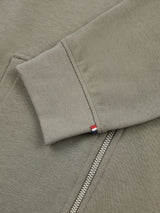 Mens Double Horsemen Loopback Zip Hoodie Mulled Basil