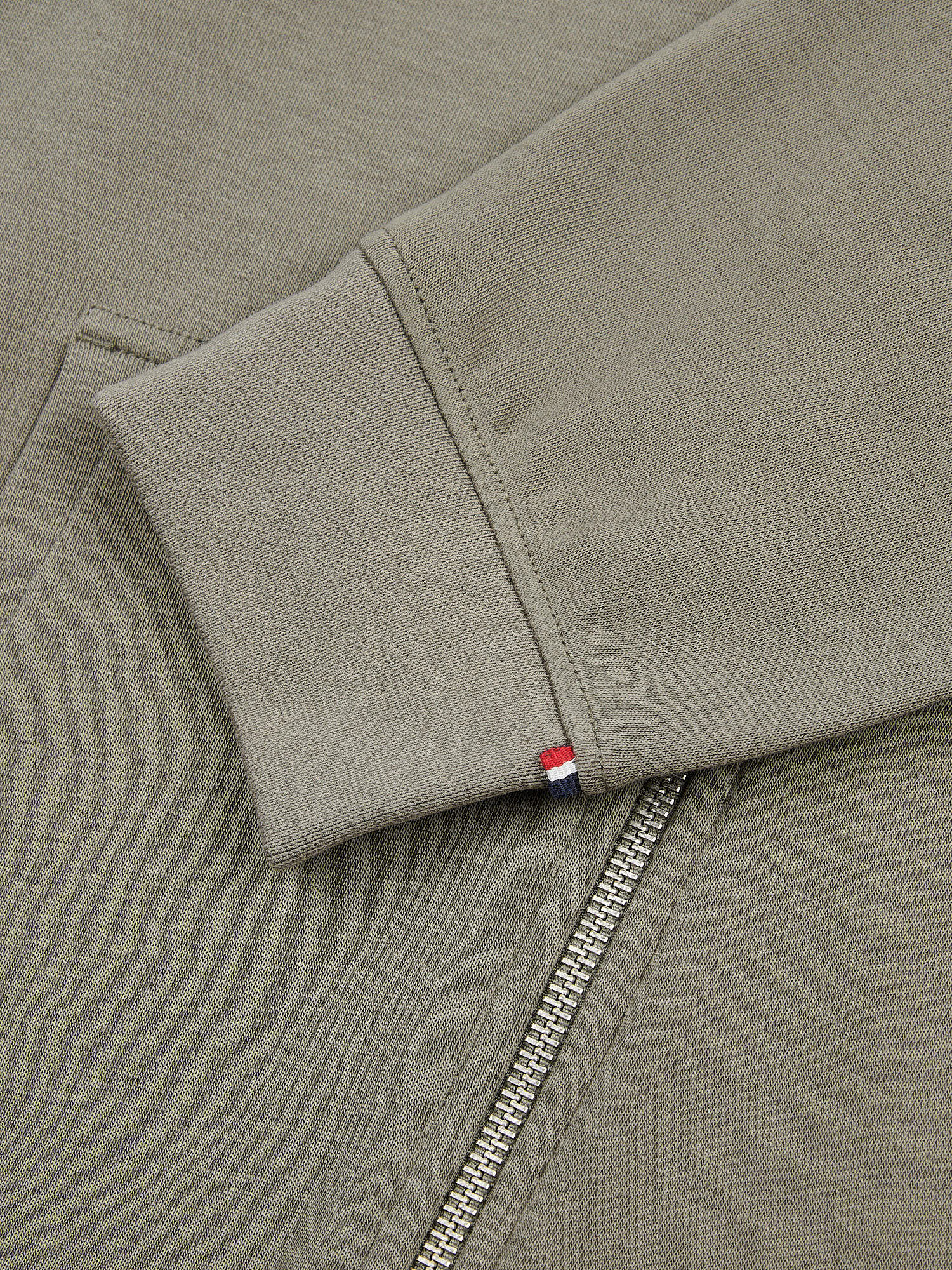 Mens Double Horsemen Loopback Zip Hoodie Mulled Basil