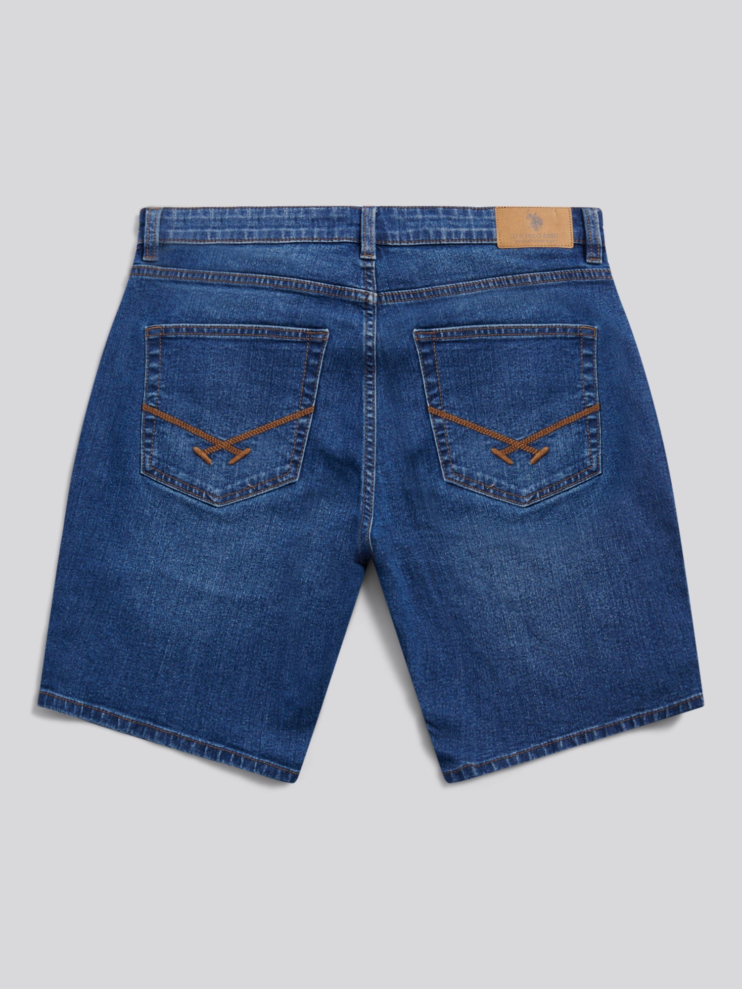 Mens Classic 5 Pocket Denim Shorts Dark Wash
