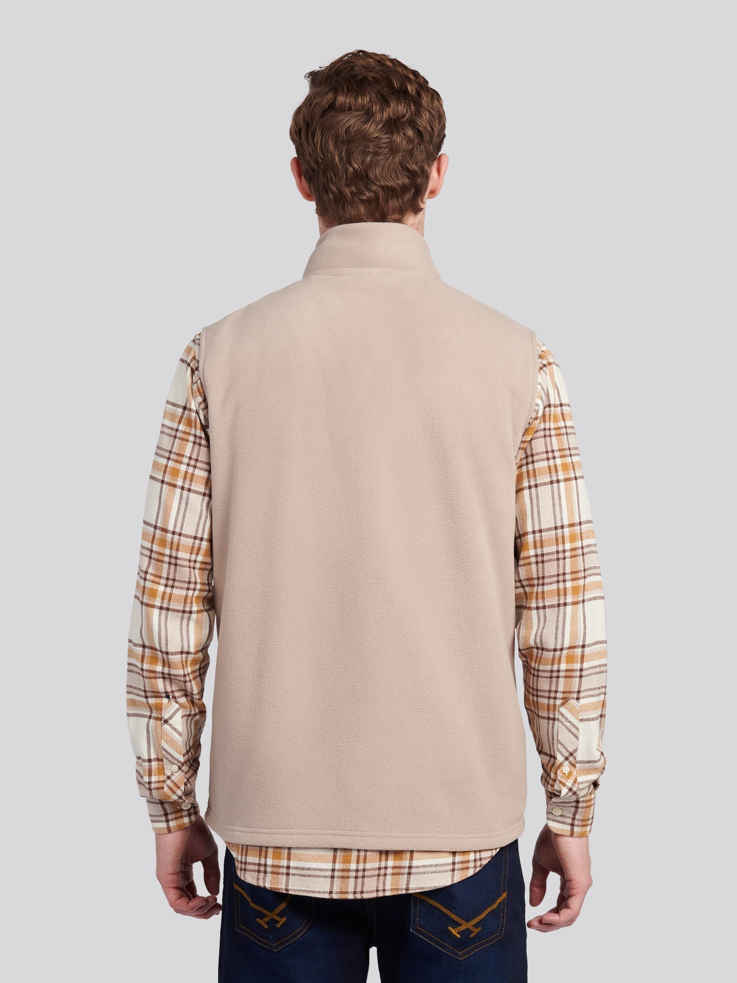 Mens Micro Fleece Gilet in Atmosphere
