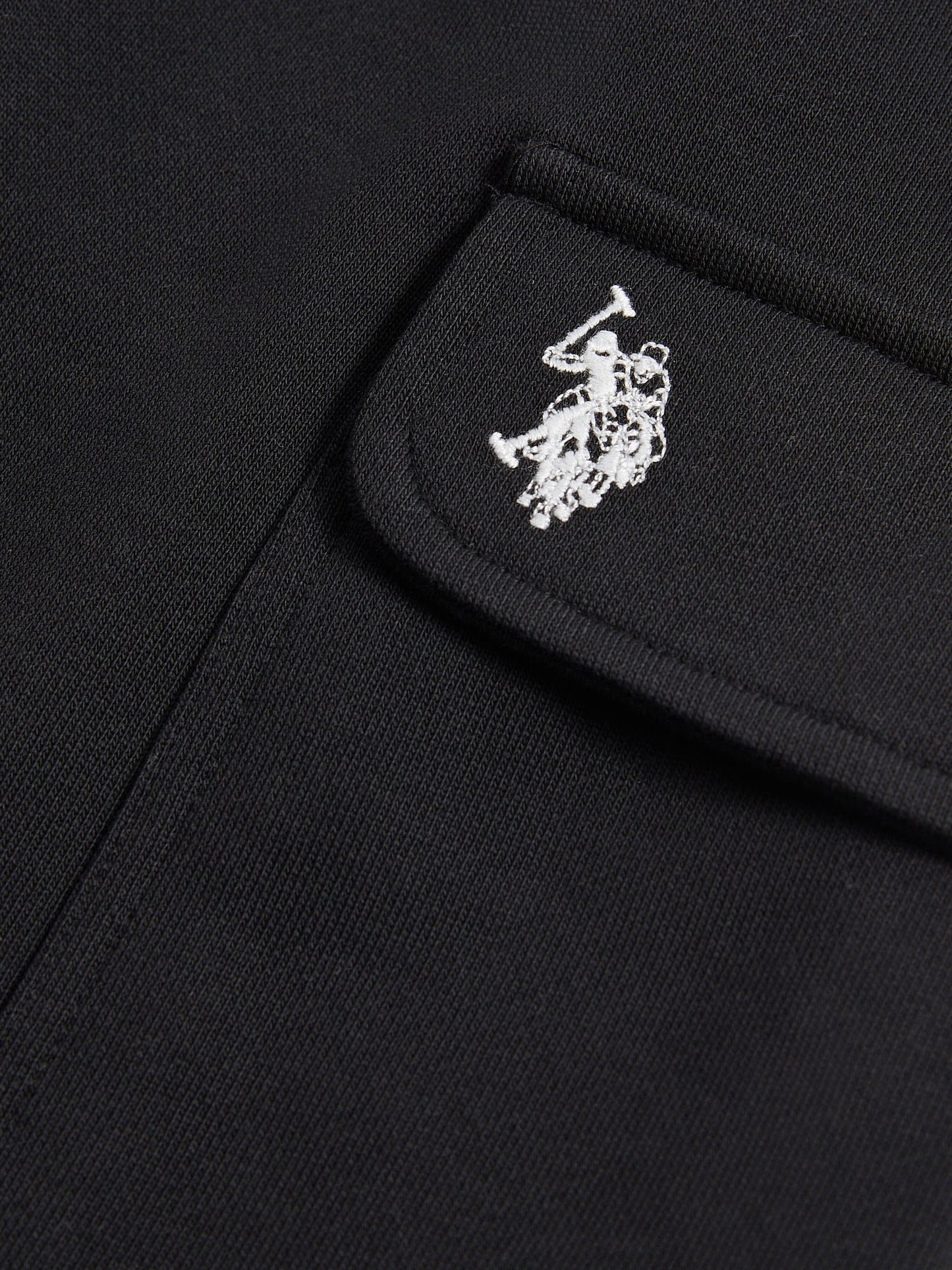 Mens Smart Utility Short in Black Bright White DHM