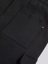 Mens Smart Utility Short in Black Bright White DHM