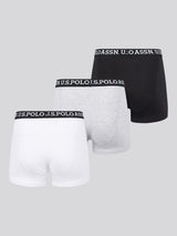 Mens 3 Pack Multi Trunk Black