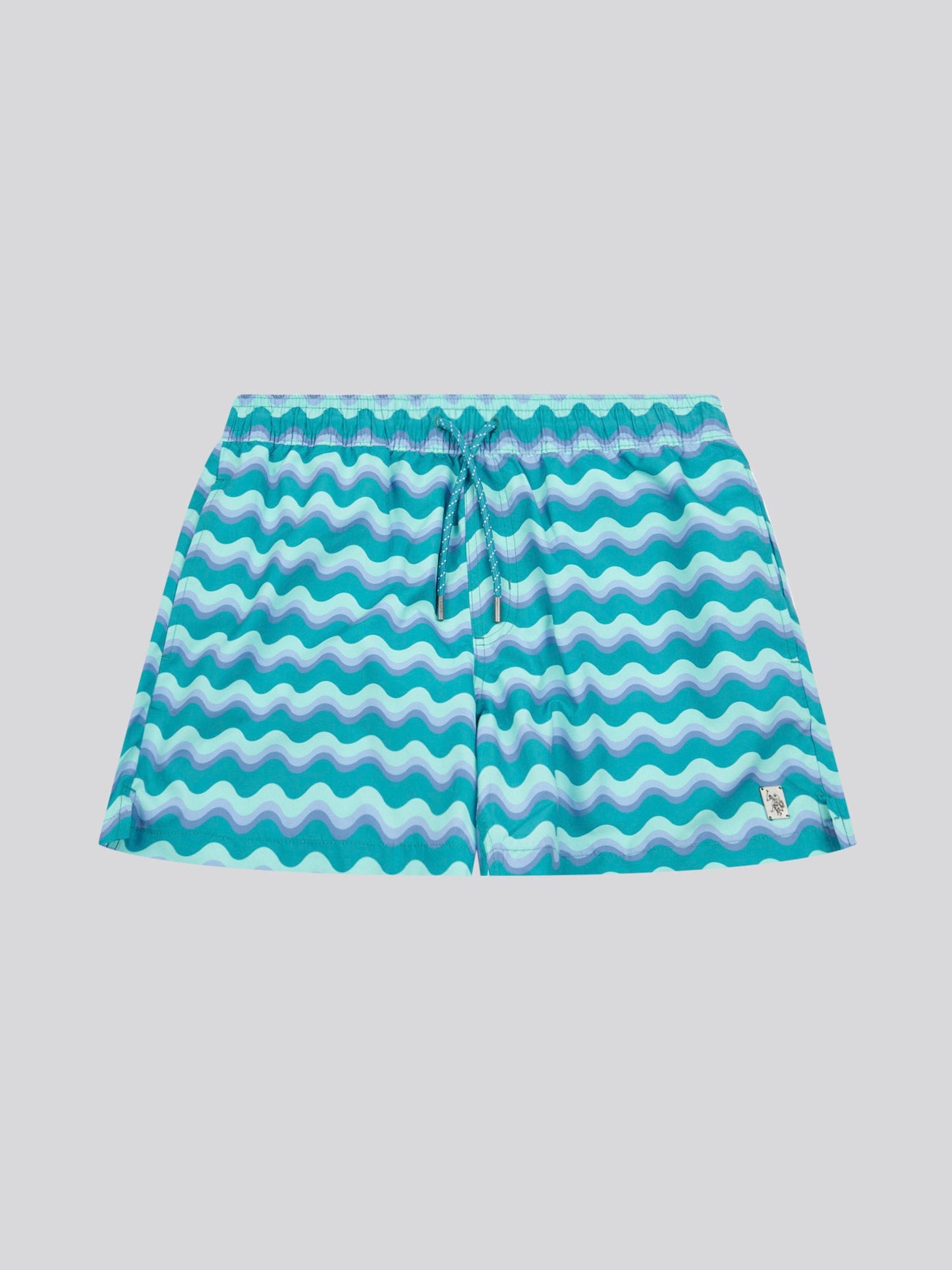 Mens Wave Swim Short in Alexandrite