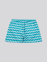 Mens Wave Swim Short in Alexandrite