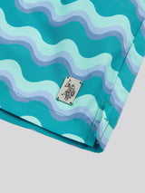 Mens Wave Swim Short in Alexandrite