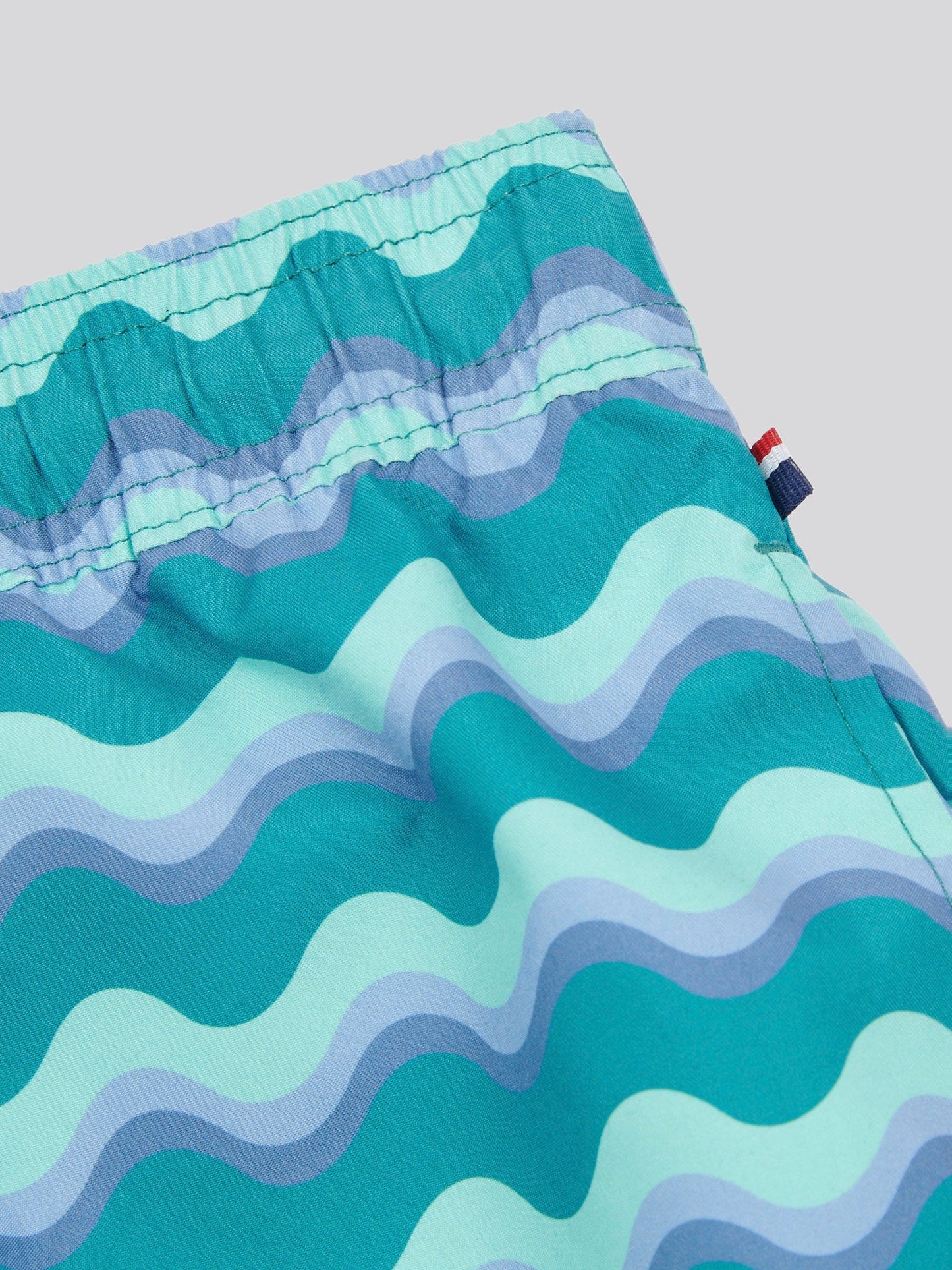 Mens Wave Swim Short in Alexandrite