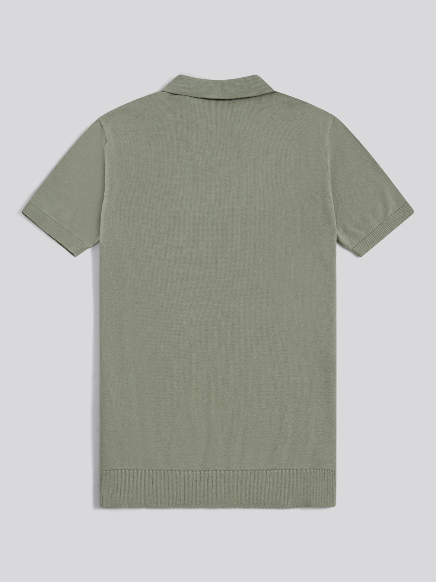 Mens Combed Cotton Double Horsemen Revere Polo Shirt Sea Spray