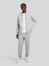 Mens Double Horsemen Zip Hoodie in High Rise